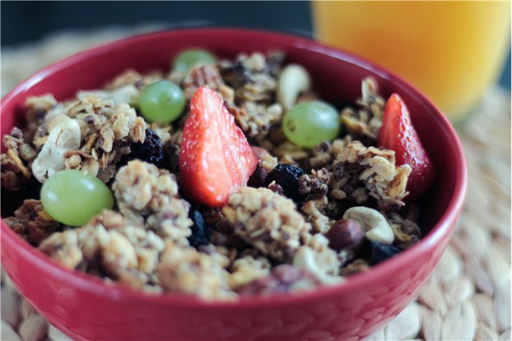 Picture Of Muesli Breakfast Food
