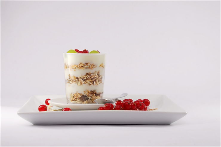 Picture Of Muesli Breakfast With Cornflakes